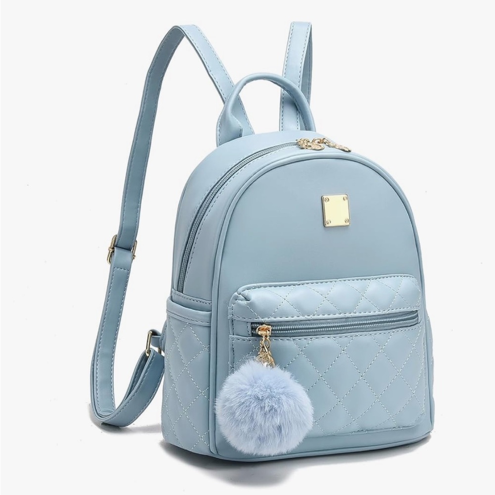 No Label Mini Quilted Backpack